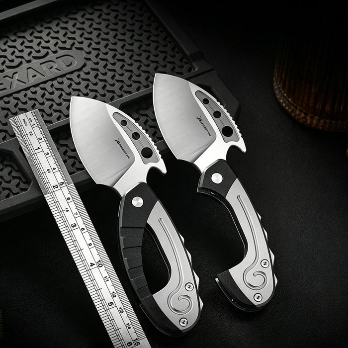 S90V Titanium Folding Knife | Carbon Fiber Handle | Outdoor Survival EDC Pocket Knife