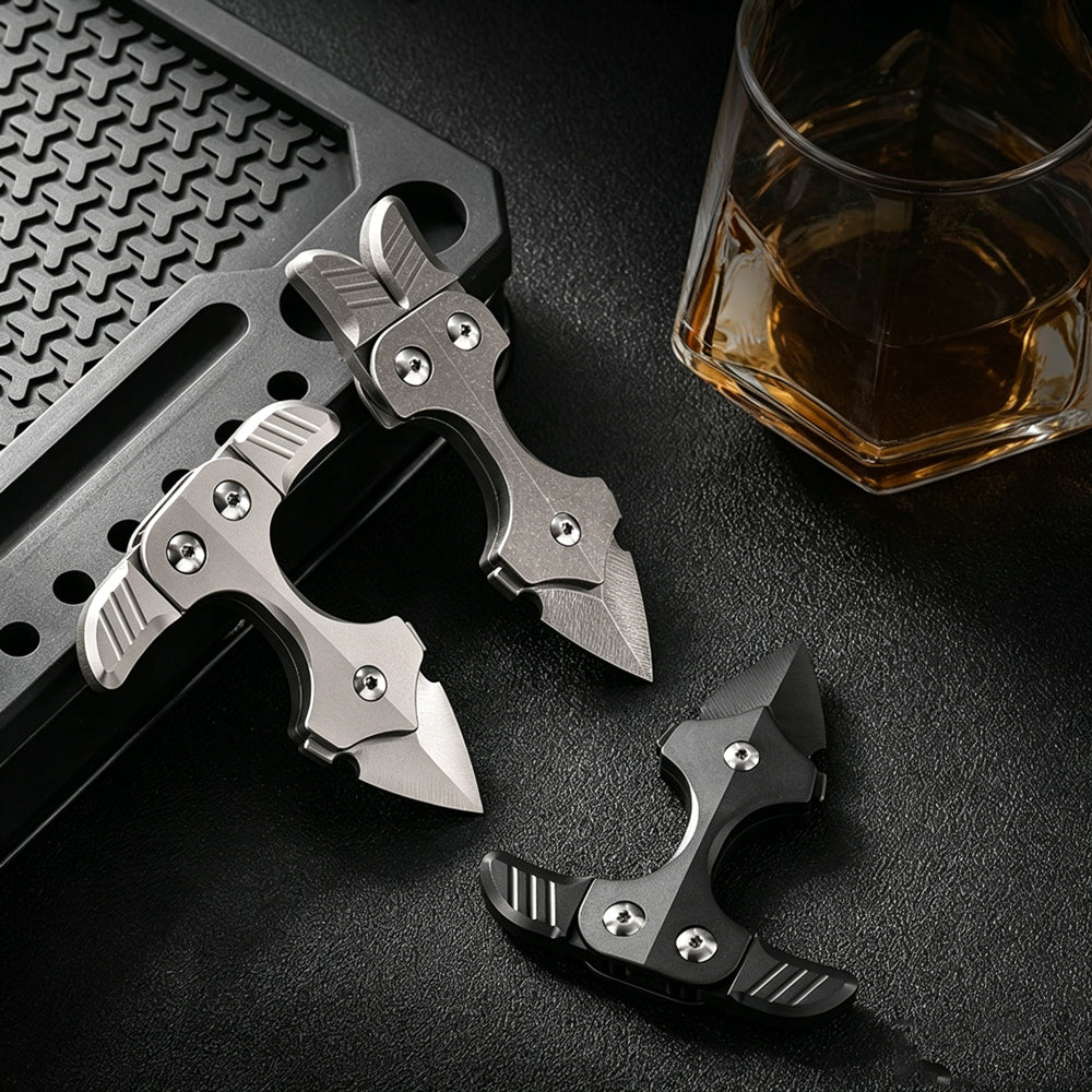 Titanium EDC Multi-Tool | Tea Needle Pry Bar | Outdoor Portable Wear-Resistant Tool