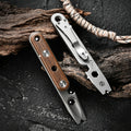 Titanium EDC Pry Bar Multi-Tool | Outdoor Camping & Survival Tool | Bottle Opener