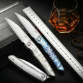M390 Titanium Folding Knife | Lightweight EDC Pocket Knife | Outdoor Carry Tool