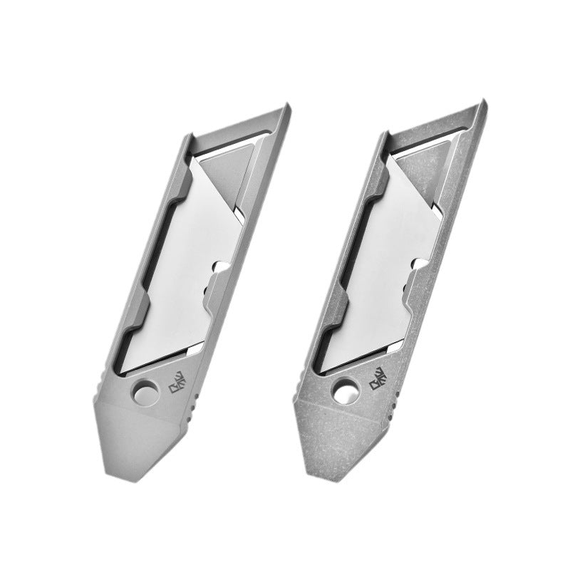 Titanium EDC Utility Knife | Compatible with Standard Utility Blades